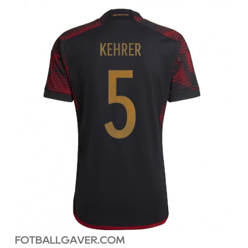 Tyskland Thilo Kehrer #5 Fotballklær Bortedrakt VM 2022 Kortermet